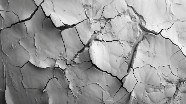 The cracks on the porcelain form a chaotic maze almost as if theyre trying to escape the confines of the material photo