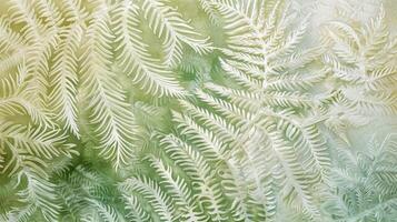 Lacy Layers Like layers of delicate lace the feathered fronds of a fern form a beautiful and intricate pattern photo