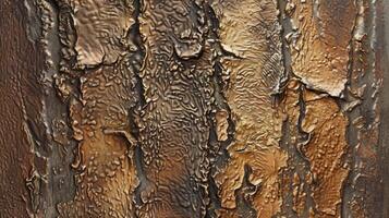 A grainy embossed paper in shades of brown resembling the texture of tree bark photo