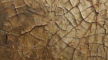 Fine crisscrossing lines etched into the peel creating a network of tiny cracks and crevices photo