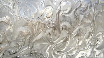 Subtle Swirls Delicate swirls of frost dance across the surface of the glass creating a soft and subtle texture photo