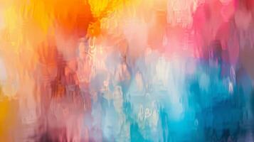 Hues merge and blend in a blurred display of artistic expression photo