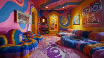 Let your mind wander as the dreamy sounds of psychedelic rock and shoegaze flow through the air in this whimsical nook photo