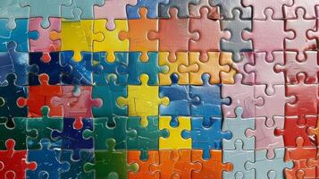 A section for collaborations featuring puzzle pieces to represent guest artists or featured vocalists photo