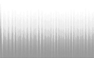Pixelated dither pattern bitmap faded gradient texture halftone, black white pixel art 8 bit background vector