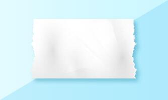 Torn paper style frame design background photo