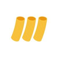 Macaroni . Macaroni noodle. Macaroni symbol . vector