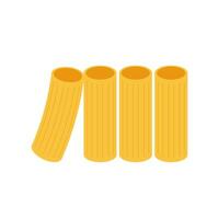 Macaroni . Macaroni noodle. Macaroni symbol . vector