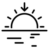 Sunset Hues icon for web, app, infographic etc vector