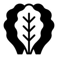 Vegetable Leafy Icon for web, app, infographic etc vector
