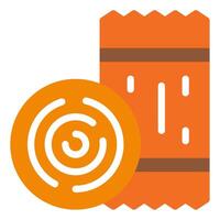 Hay Bale icon for web, app, infographic etc vector