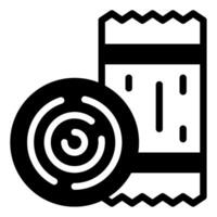 Hay Bale icon for web, app, infographic etc vector