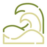 Ocean Wave Icon for web, app, infographic etc vector