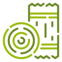 Hay Bale icon for web, app, infographic etc vector