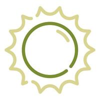Sun Sunshine Icon for web, app, infographic etc vector
