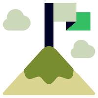 Mountain Peak icon for web, app, infographic etc vector