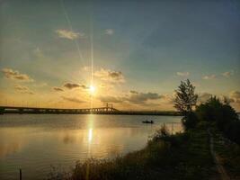 Sunsets and landscapes in and around central Vietnam photo