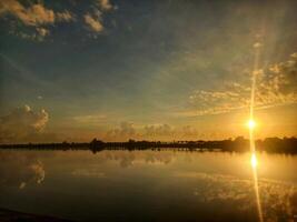 Sunsets and landscapes in and around central Vietnam photo