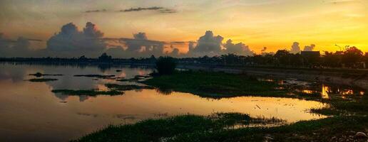 Sunsets and landscapes in and around central Vietnam photo