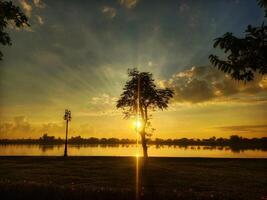 Sunsets and landscapes in and around central Vietnam photo