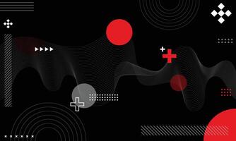 Abstract modern background geometric shapes vector