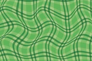 simple abstract fennel lite green color plaid check wavy distort line pattern a green background with a pattern of squares vector