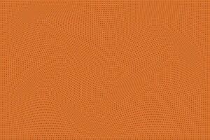 simple abstract black color small polka dot wavy distort pattern on pumpkin orange color background a close up of a brown background with a pattern of wavy dots vector