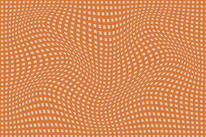 simple abstract grey ash color square wavy distort pattern on orange background a illustration of a building with a dots in the middle vector