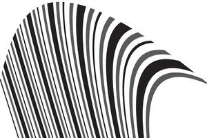 simple abstract black ash grey color geometric line pattern a black and white picture of a spiral design vector