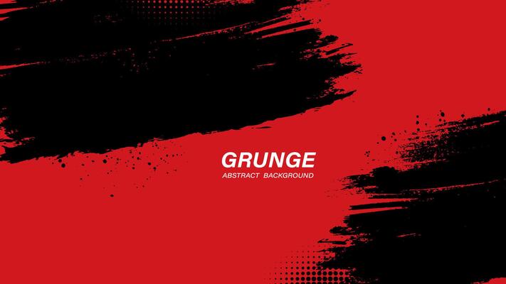 Black and red abstract grunge texture background