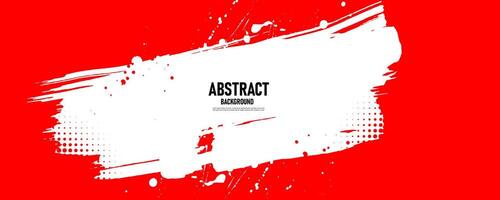 Abstract watercolor red background with halftone effects. vector