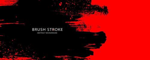 Black and red abstract grunge texture background vector