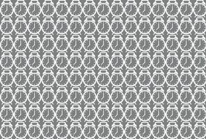 clock pattern with minimalist illustration of a clock vector