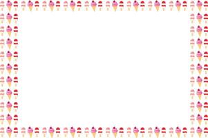 ice cream, illustration, for backgrounds and textures, frame, with ice cream theme vector