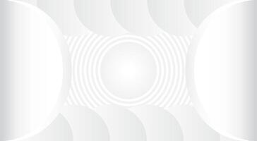 White with gray colors Geometric Abstract banner background design. vector