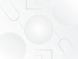 White Abstract background, White with gray and silver colors Geometric Abstract background design. vector