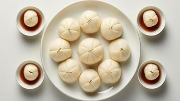 Ozoni mochi rice cakes lucky food holiday ceremonial family photo