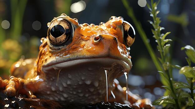 rana animal anfibio agua selva selva foto
