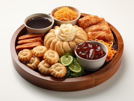 japonés vapor comida oscuro suma Mariscos sano foto