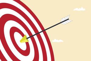 Bullseye is a target of business. Dart is an opportunity and Dartboard is the target and goal. concept of represent a challenge in business marketing vector