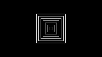 Radio waves rectangle shape animation. Looped animation. Radio wave effect. video