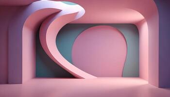 3D curve background wallpaper photo