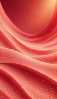 3D wave curve abstract background with lights and bokeh, wallpaper photo