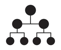 Classification icons for web, mobile, ui , Trendy flat classification vector