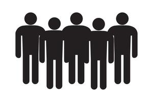 Demography diagram icon from Business, flat symbol, black color, style white background. vector