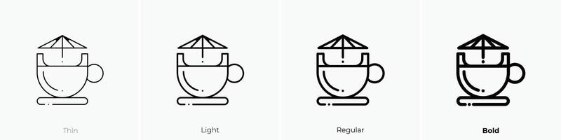 fair icon. Thin, Light, Regular And Bold style design isolated on white background vector