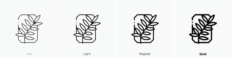 festival icon. Thin, Light, Regular And Bold style design isolated on white background vector