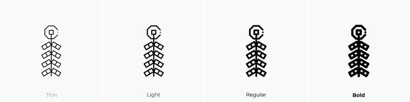 firecracker icon. Thin, Light, Regular And Bold style design isolated on white background vector