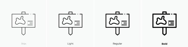 fishing icon. Thin, Light, Regular And Bold style design isolated on white background vector