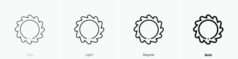 frame icon. Thin, Light, Regular And Bold style design isolated on white background vector
